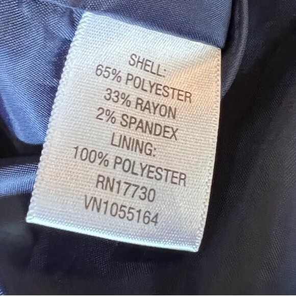 Merona navy and black sheath dress size 8 - Picture 6 of 7